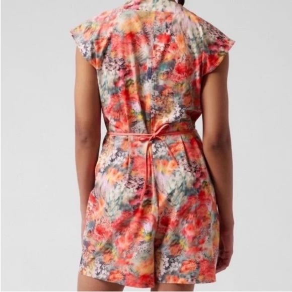 Athleta Womens Floral Marlow Romper - Picture 9 of 12